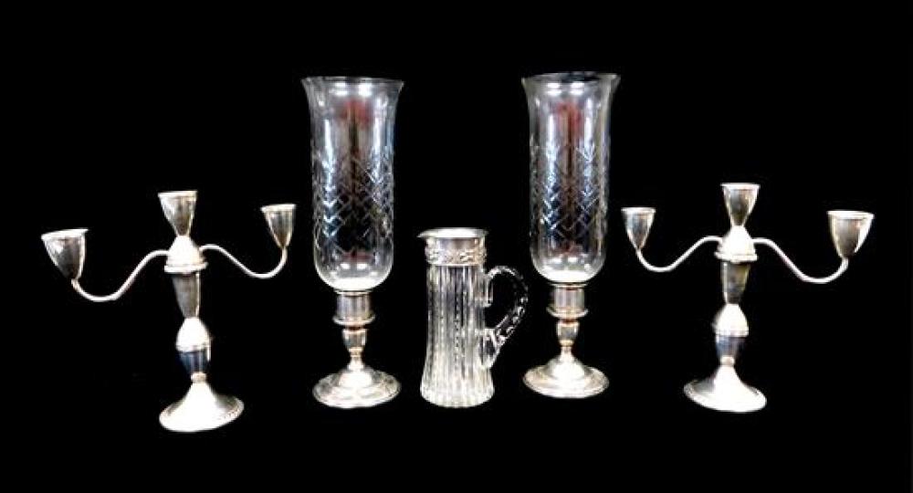 Appraisal: STERLING Five pieces of sterling serving ware none weighable details