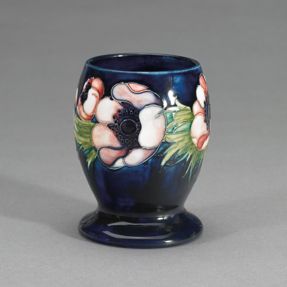 Appraisal: Moorcroft Anemone Vase s impressed marks including facsimile signature and