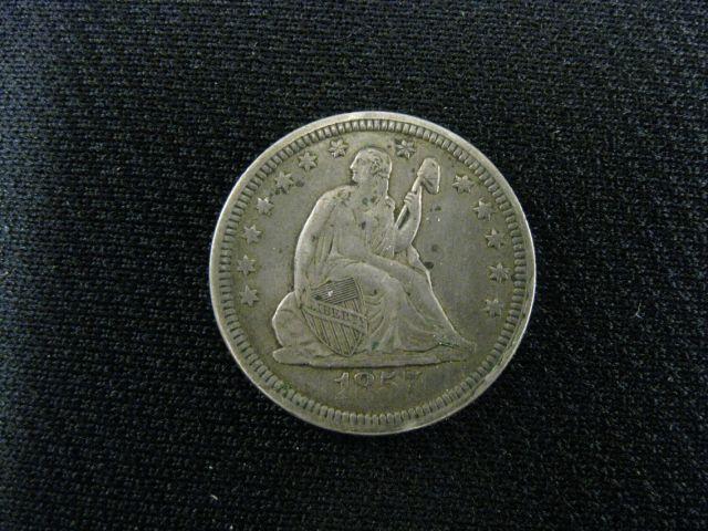 Appraisal: U S Seated Liberty Quarter very fine