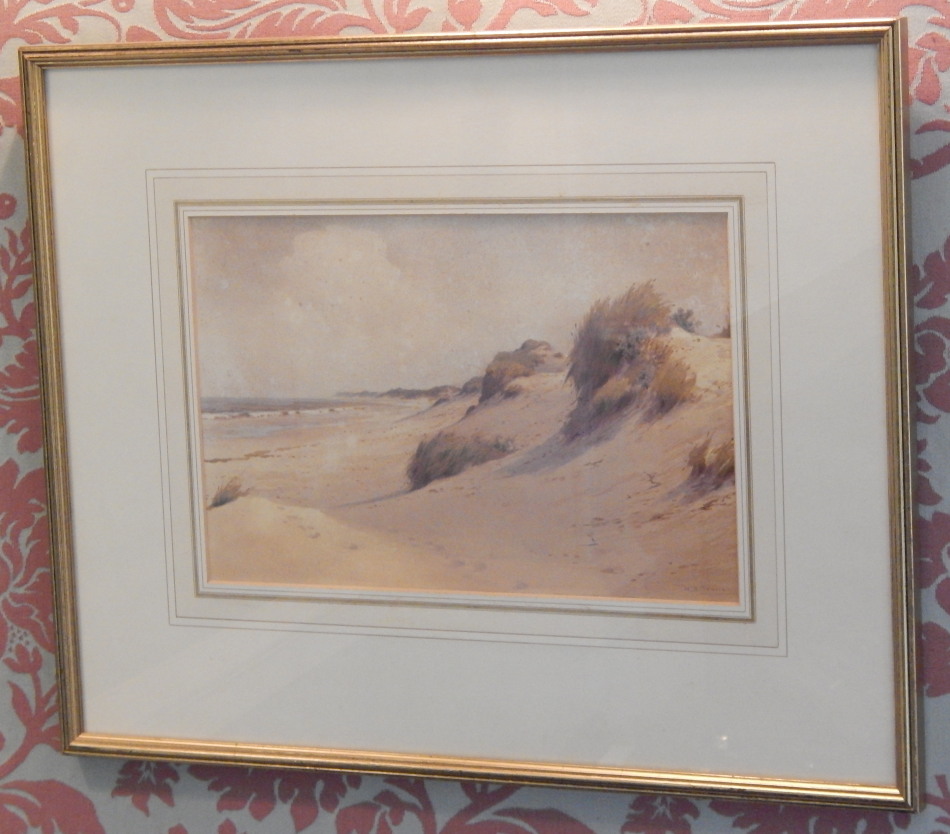 Appraisal: William Bartol Thomas - Sand Dunes watercolour signed cm x