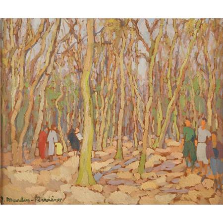 Appraisal: Jacques Martin-Ferrieres French - Bois de Boulogne Estimate -