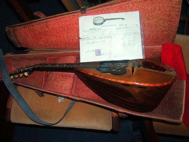 Appraisal: An antique Cav Giovanni De Meglio E Figlio Italian mandolin