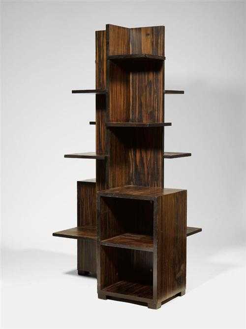 Appraisal: JACQUES ADNET attribu - BIBLIOTHEQUE France vers Eb ne de