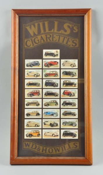 Appraisal: Framed Will's Cigarettes Ad Poster Cards A nicely framed set