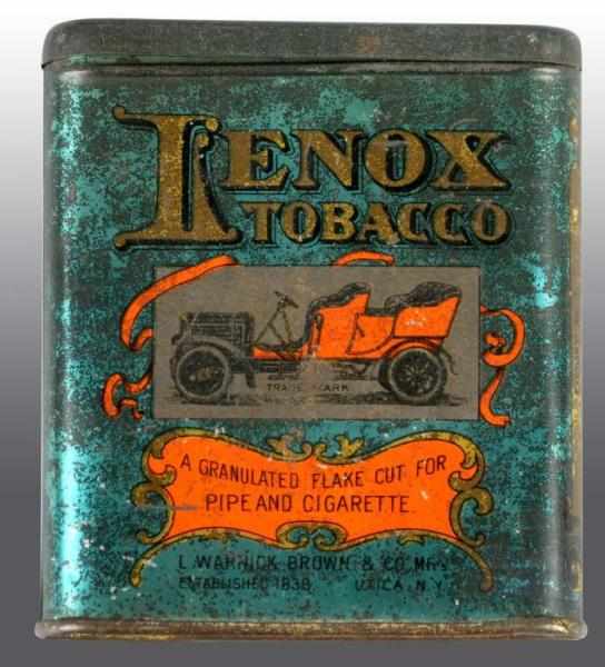 Appraisal: Lenox Vertical Pocket Tobacco Tin Description Rare and desirable tin