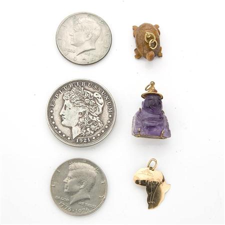 Appraisal: Assorted Group of Gold and Metal Jewelry and Silver and