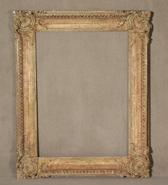 Appraisal: George III Style Gray-Washed Giltwood Frame Late th-Early th Century