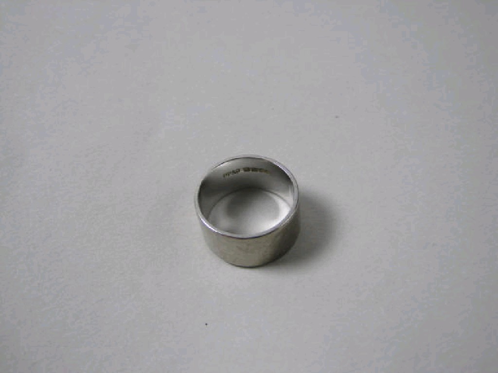 Appraisal: An ct white gold Wedding Band approx gms