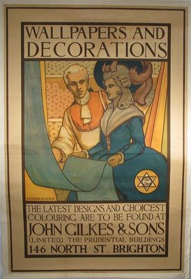 Appraisal: Wallpapers and Decorations - John Gilkes Sons Brighton' a Lithographic