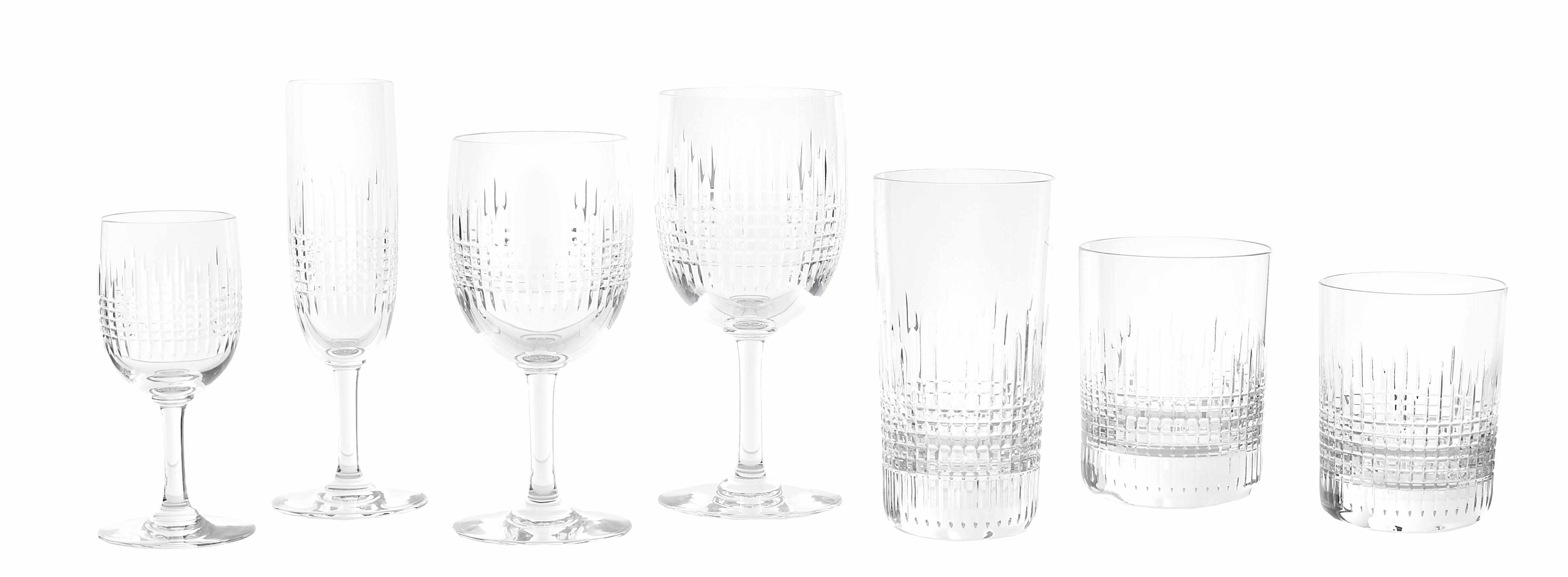 Appraisal: A suite of Baccarat glassware in the Nancy pattern th