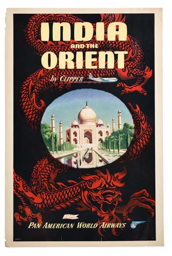 Appraisal: DESIGNER UNKNOWN INDIA AND THE ORIENT BY CLIPPER x inches