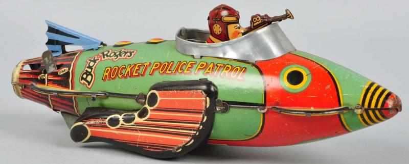 Appraisal: Tin Marx Buck Rogers Rocket Police Patrol Toy Description American