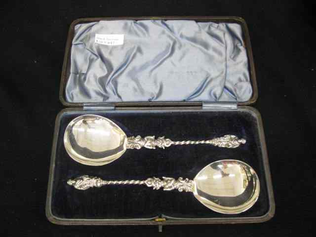 Appraisal: English Victorian Sterling Silver Apostle ServingSpoons '' hallmarked late th