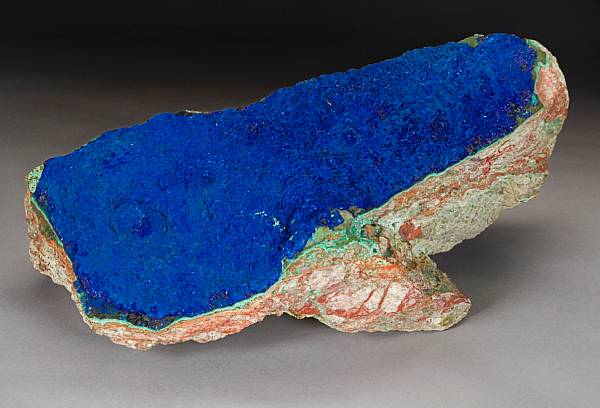 Appraisal: Azurite Morenci Arizona A large specimen notable for its crystallography