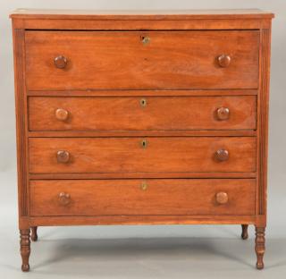 Appraisal: Sheraton cherry four drawer chest circa ht wd dp Sheraton