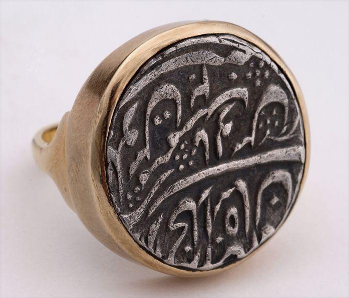 Appraisal: Gold Ring Set with Islamic Inscription