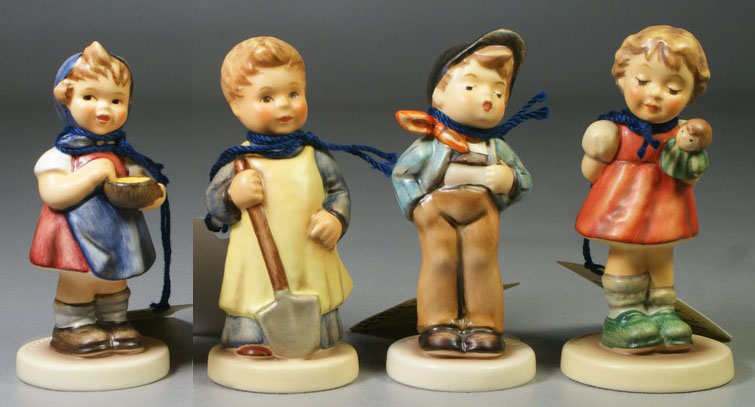 Appraisal: Goebel Hummel figurines MI Hummel Club Editions Garden Treasures Hum