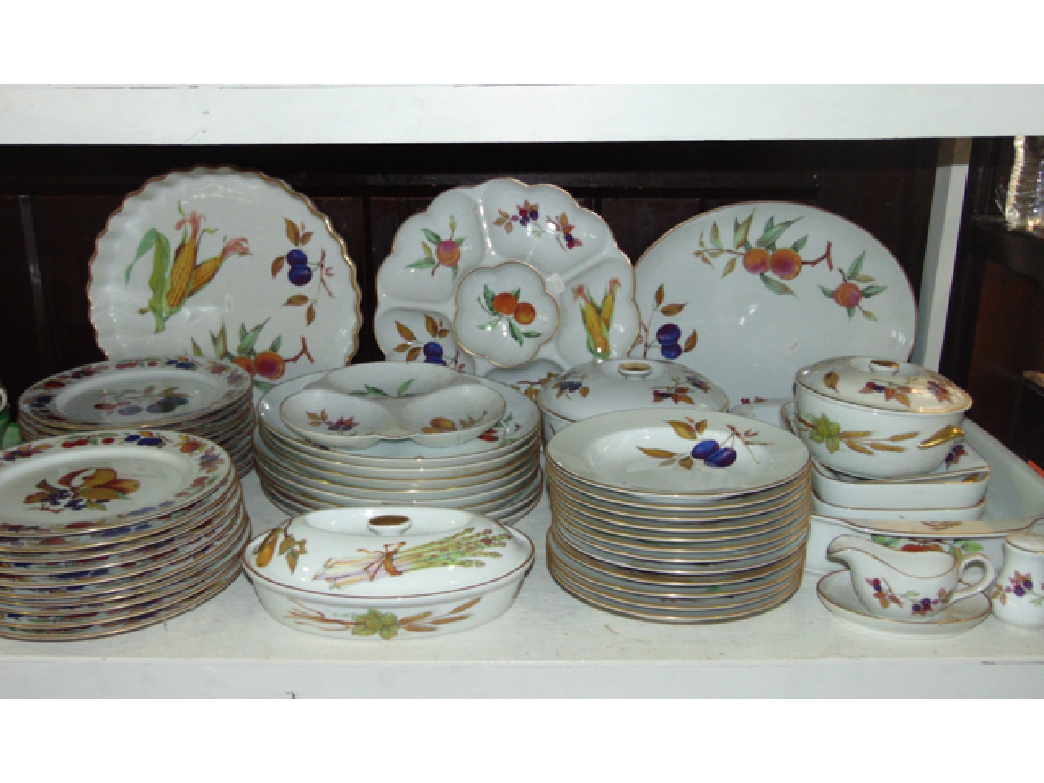 Appraisal: A extensive quantity of Royal Worcester oven to table wares