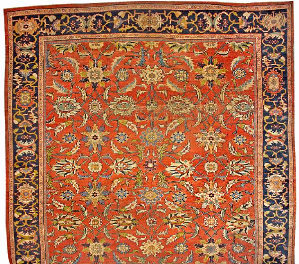 Appraisal: A Sultanabad carpet Central Persia size approximately ft in x