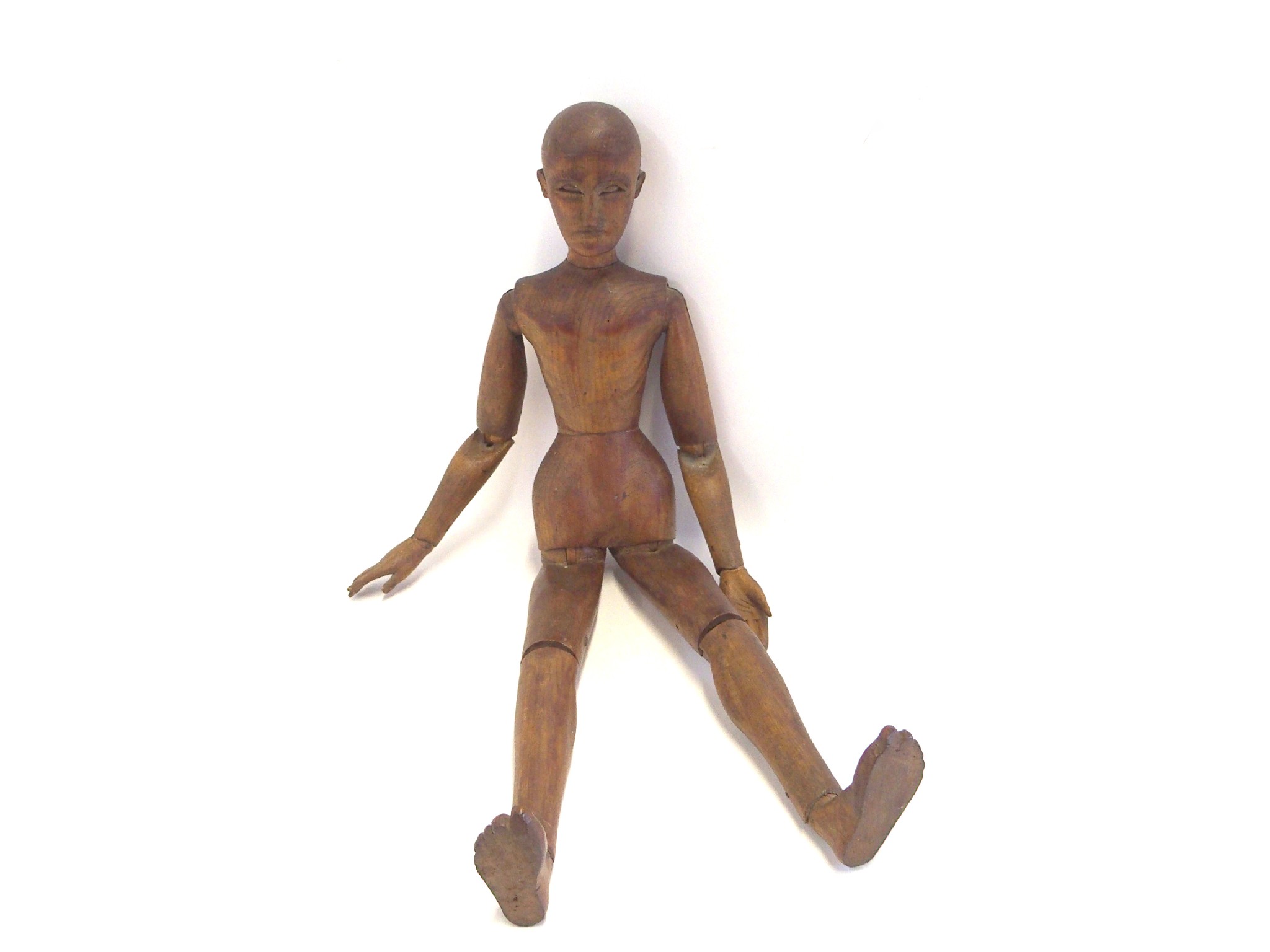 Appraisal: Wooden artists lay figure