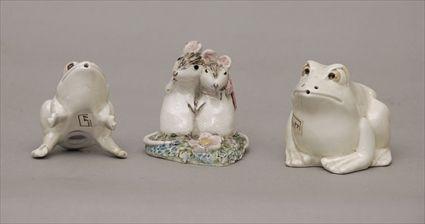 Appraisal: Three Animal Figures Provenance from the Estate of Emma Pauline