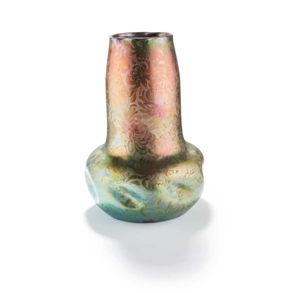 Appraisal: FR D RIC DANTON - VASE CIRCA lustre-glazed earthenware indistinct