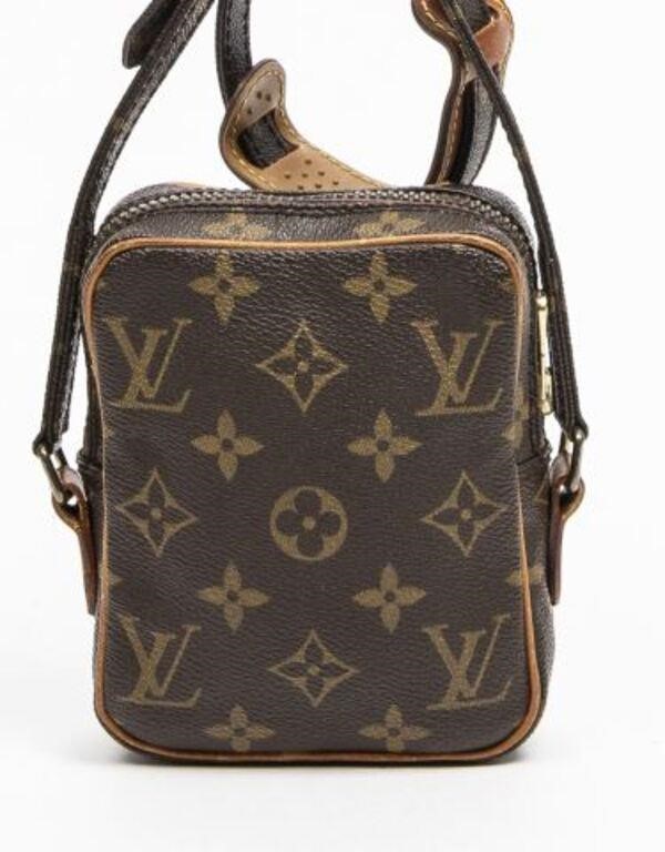 Appraisal: Louis Vuitton Mini Danube shoulder bag in brown monogram coated