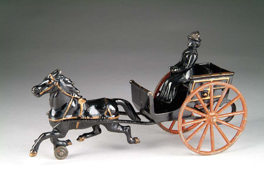 Appraisal: WILKINS PONY CART An elegant pony cart enameled in thick