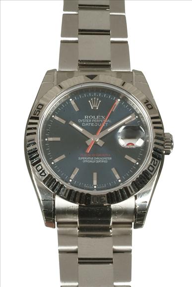 Appraisal: Rolex Oyster Perpetual Datejust Turn-O-Graph a gentleman's stainless steel bracelet