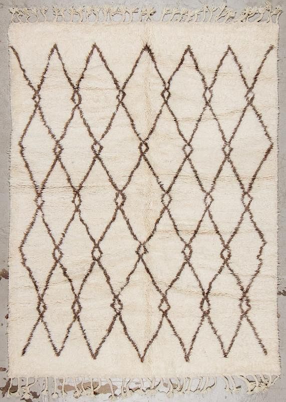 Appraisal: Modern Beni Ourain Rug ' '' x ' '' Modern