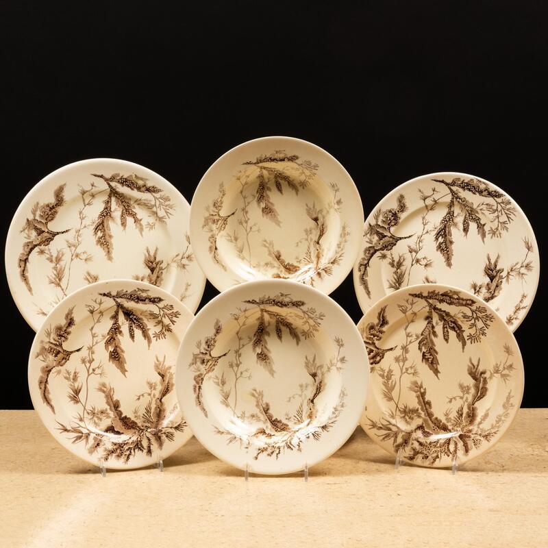 Appraisal: Wedgwood Transfer Printed Part Service in the 'Seaweed' Pattern Impressed