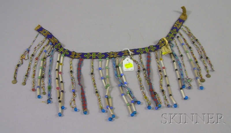 Appraisal: Group of Native American Beaded Hair Ornaments