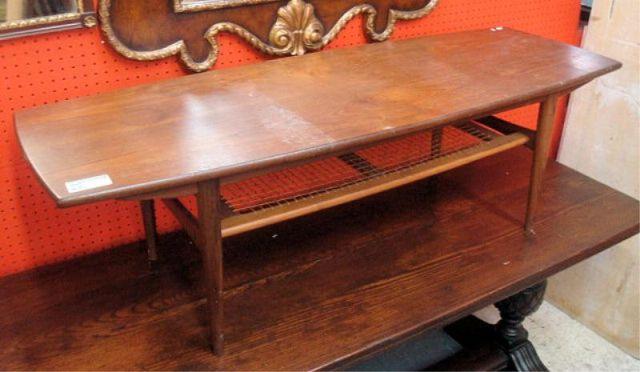 Appraisal: Danish Modern Oblong Coffee Table Midcentury From a Greenwich location