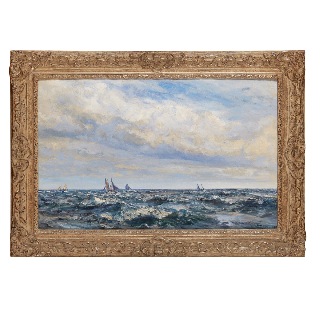 Appraisal: HENRY MOORE BRITISH - OUT AT SEA signed and dated