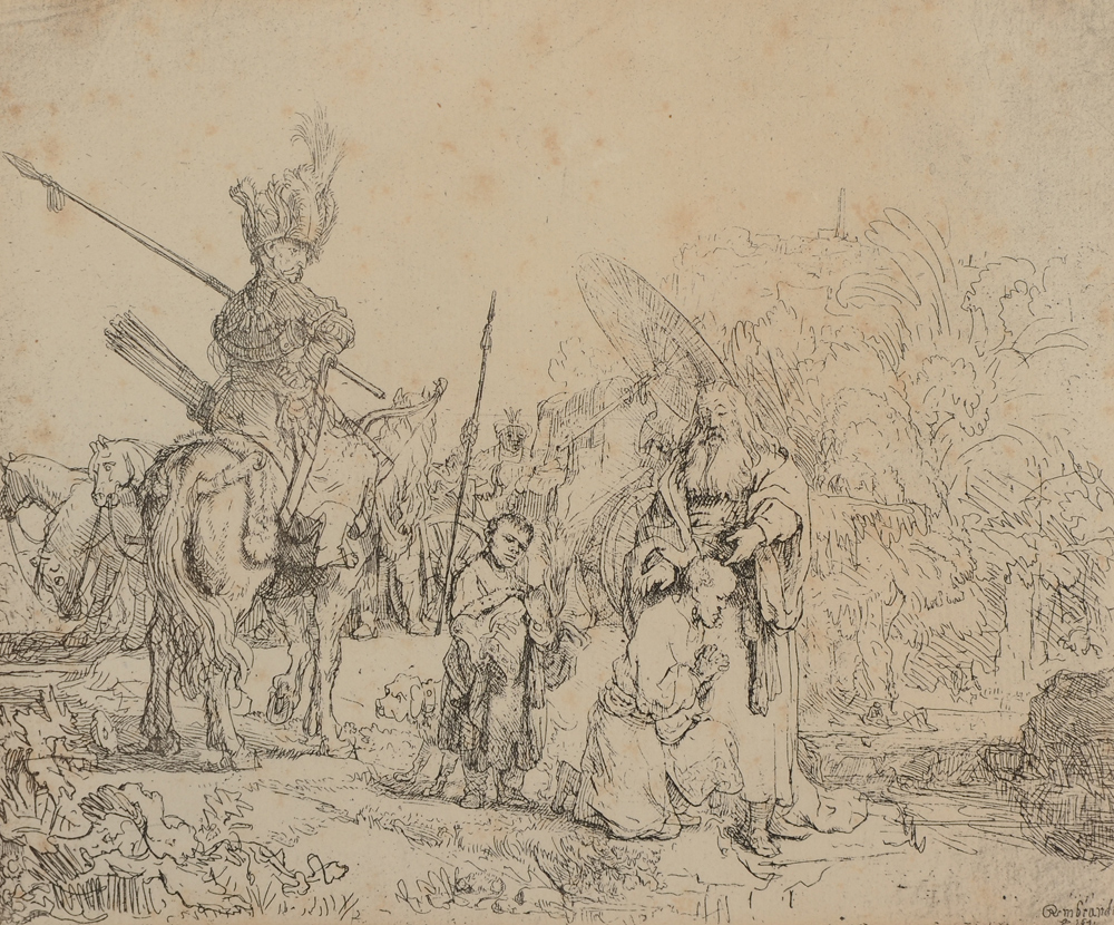 Appraisal: REMBRANDT VAN RIJN Dutch - ''The Baptism of the Eunuch''