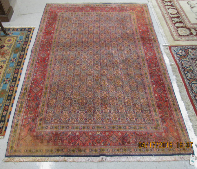 Appraisal: PERSIAN BIJAR CARPET Kurdistan Province northwestern Iran hand knotted in