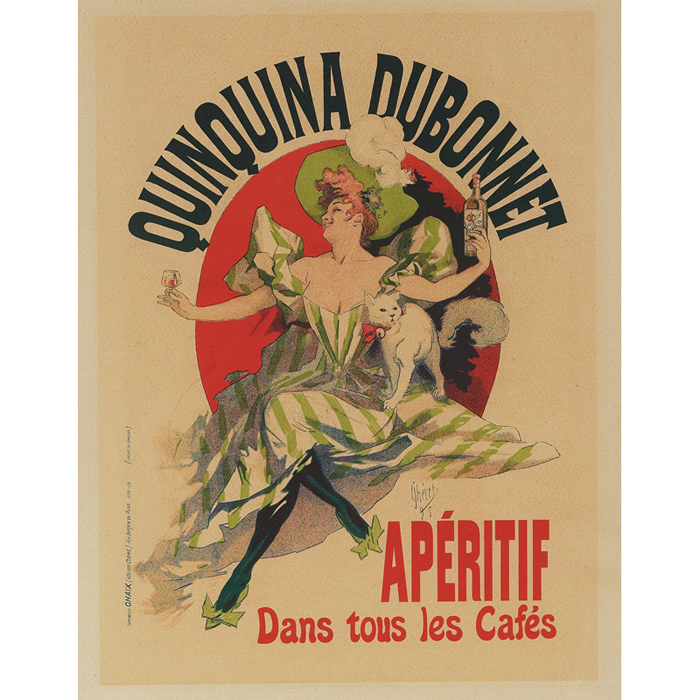 Appraisal: Jules Ch eacute ret poster printed in Paris by Chaix