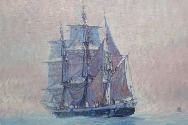 Appraisal: CLIFFORD ASHLEY - SOUTH DARTMOUTH MA OIL PAINTING ON CANVAS