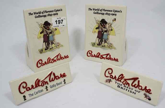 Appraisal: Carltonware Set of Advertising Plaques Large depicting Florence Upton Golliwogg