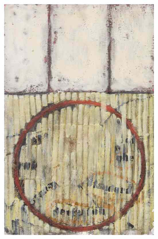 Appraisal: Thomas Lee American th century Homage to Jasper Johns mixed