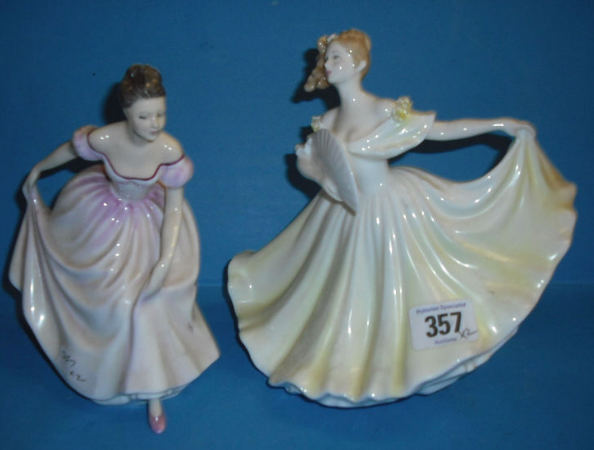 Appraisal: Royal Doulton Figures Danielle HN and Unamed Lady figure