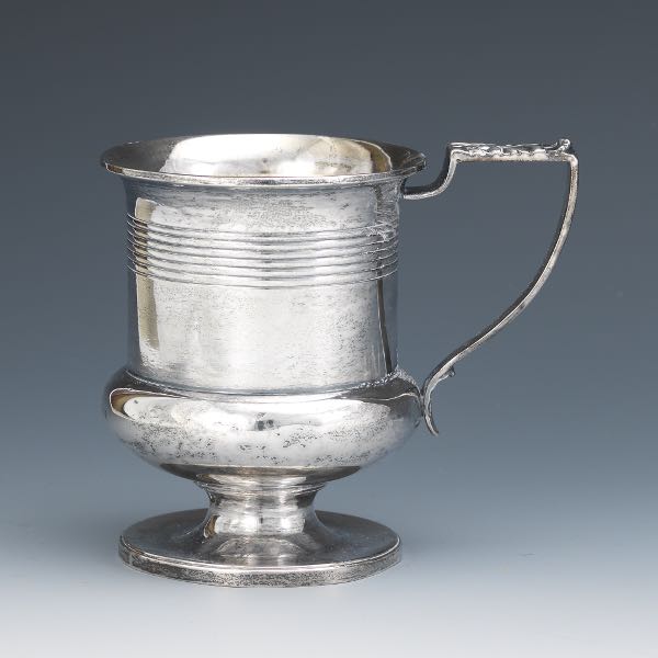 Appraisal: GEORGE III STERLING CUP BY REBECCA EMES EDWARD BARNARD I