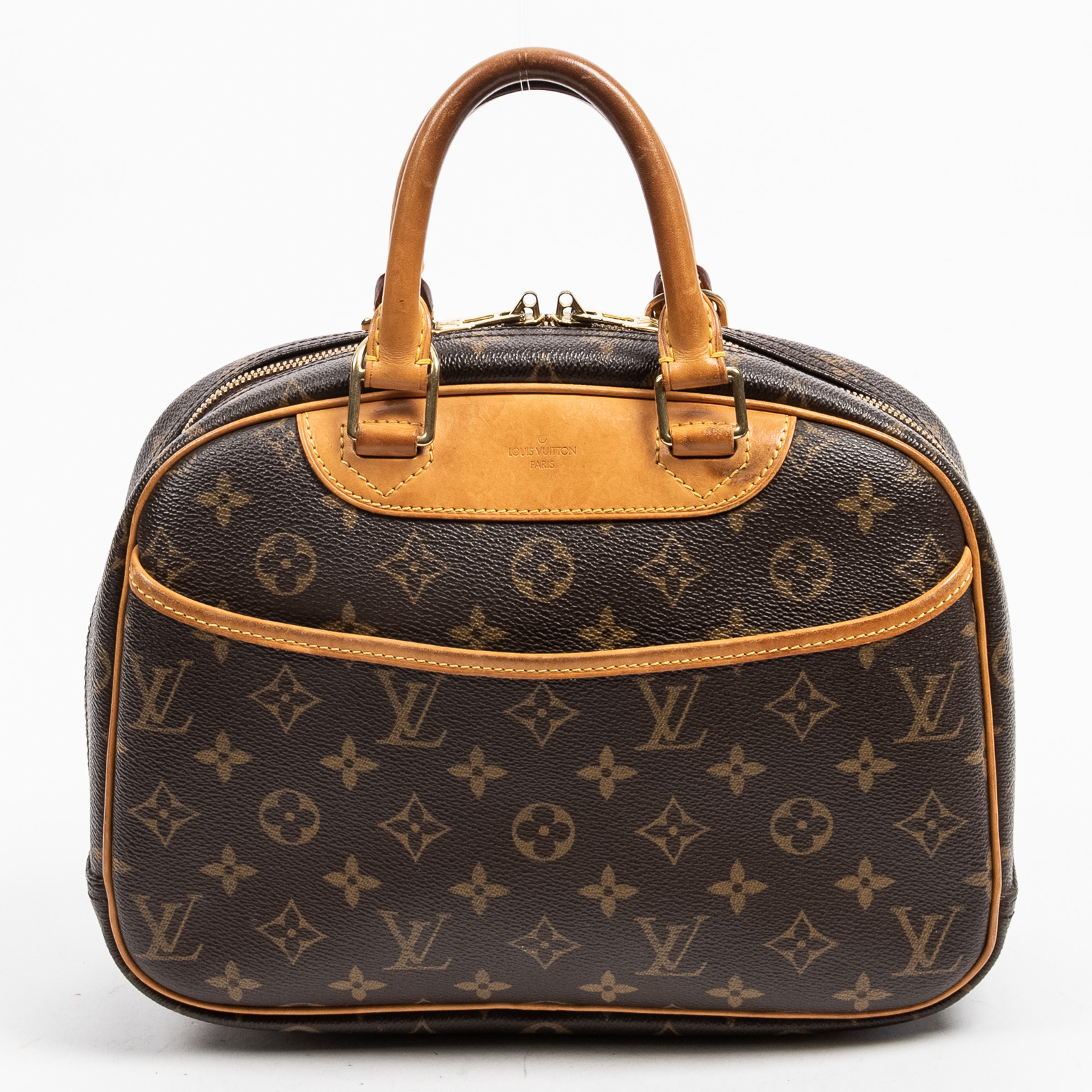 Appraisal: A LOUIS VUITTON MONOGRAM TROUVILLE A brown and tan Monogram