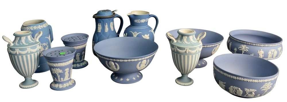 Appraisal: Group of Eleven Wedgwood Jasperware Items to include a pair