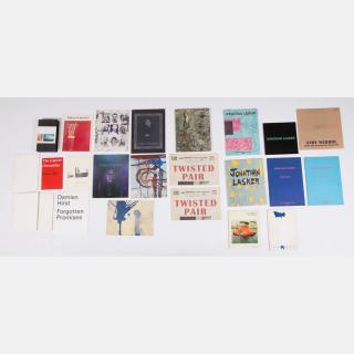 Appraisal: A Miscellaneous Collection of Exhibition Catalogs Cards and Posters for