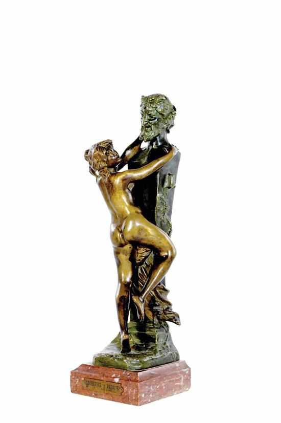 Appraisal: Claude Michel Clodion after French - SACRIFICE A PRIAPE bronze