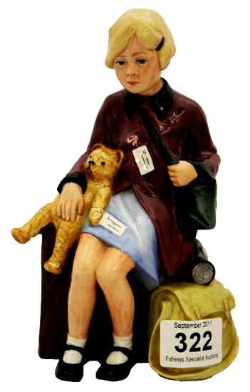 Appraisal: Royal Doulton Figure The Girl Evacuee HN Limited Edition