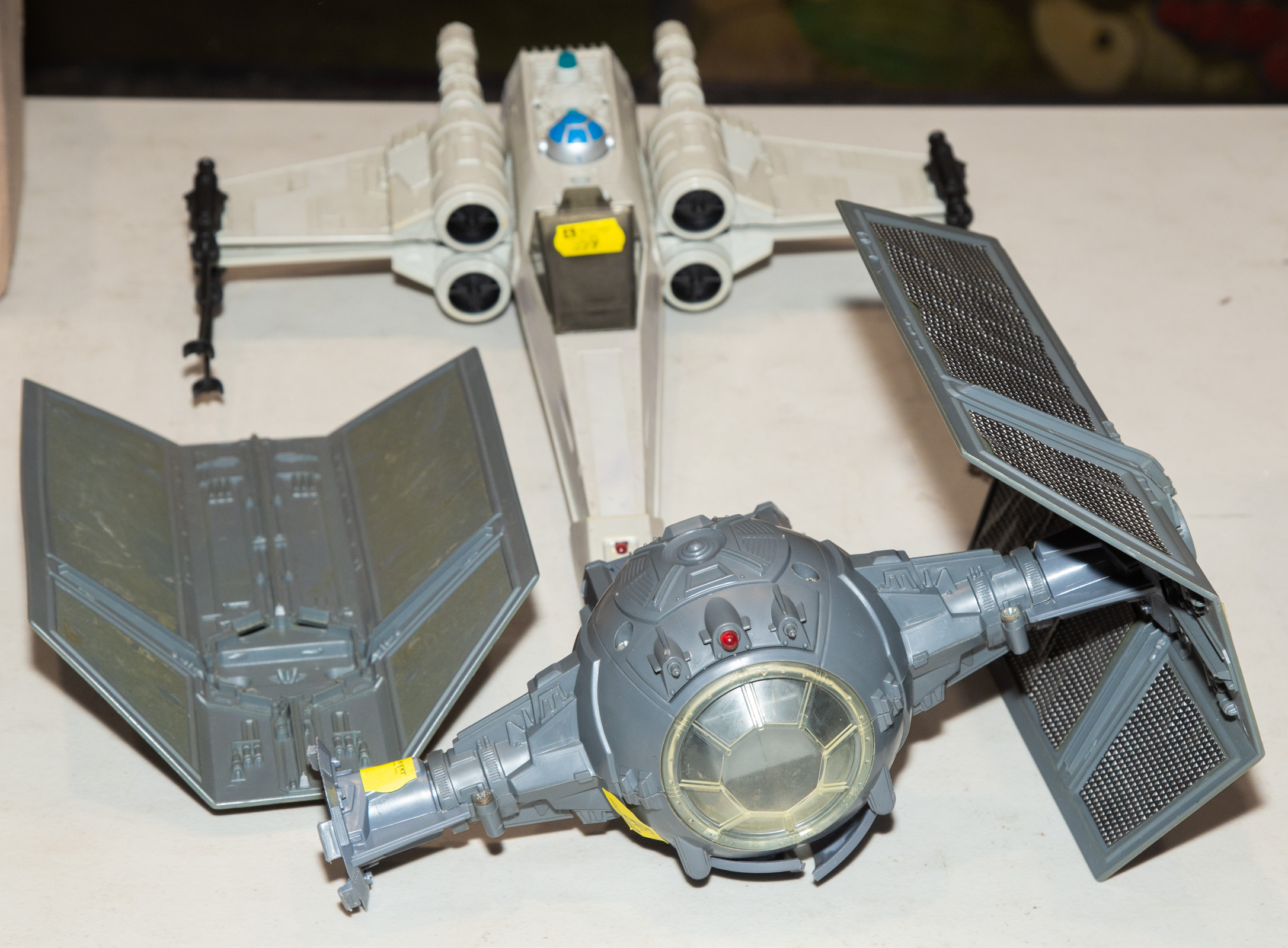 Appraisal: TWO KENNER STAR WARS FIGHTERS Circa s Includes Darth Vader's