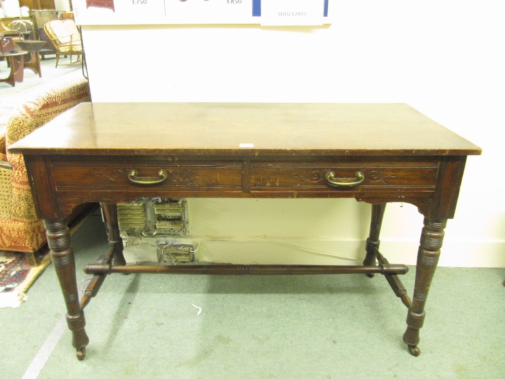 Appraisal: Victorian mahogany hall table