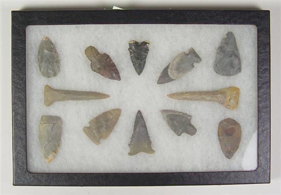 Appraisal: Kentucky Indian Points points and drills collected in Barren and